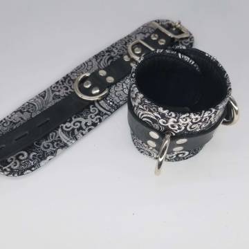 Premium Brocade Wrist + Ankles Restraints